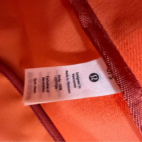 Lululemon Daily Multi-Pocket Canvas Tote 20L Burnt Orange - Picture 8 of 9